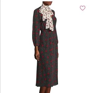 Rixo Simona tie dress